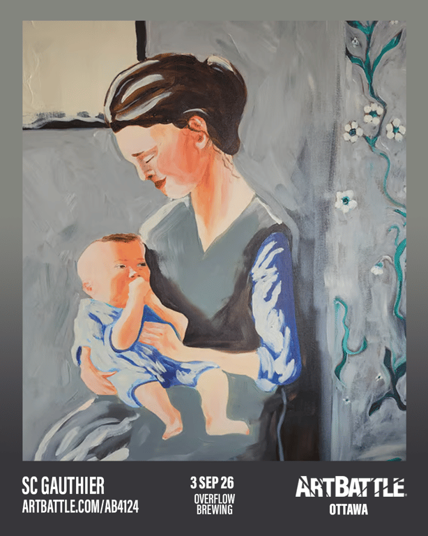 Promotional asset for Art Battle Ottawa on September 3, 2026: ab4124_sc gauthier.png.