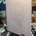 Chris white · AB4105-2-6 · Round 2 Easel 6
