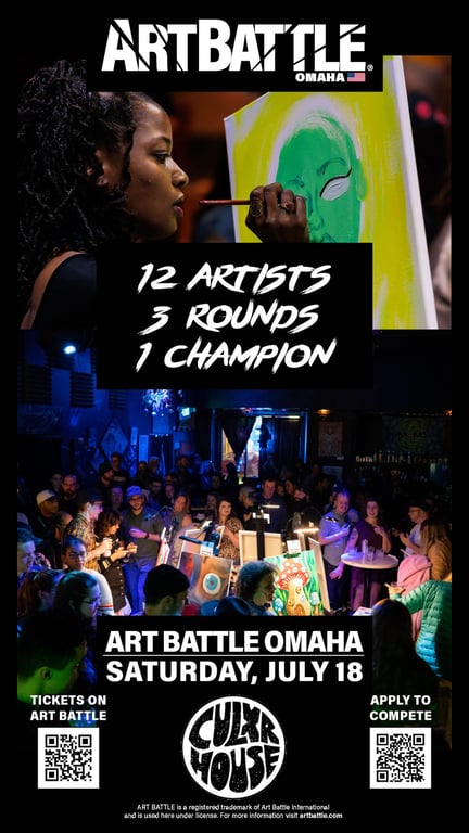 Promotional asset for Art Battle Omaha on August 15, 2026: AB4063 - Omaha -15AUG26A.jpg.