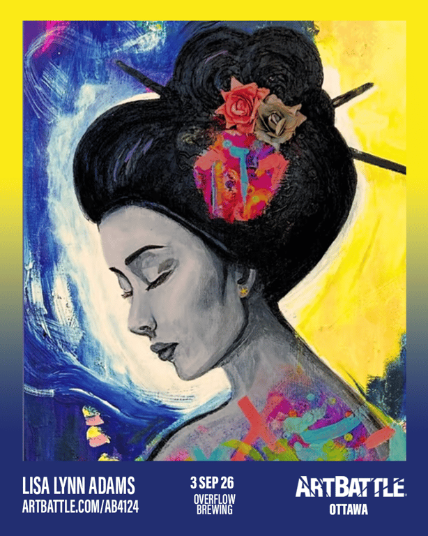 Promotional asset for Art Battle Ottawa on September 3, 2026: ab4124_lisa lynn adams.png.