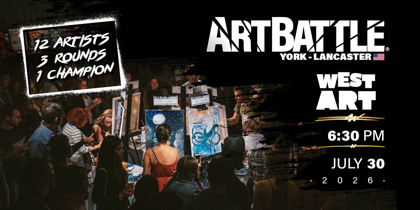 Promotional asset for Art Battle Lancaster on July 30, 2026: AB4088 - Lancaster - 30JUL26A3.jpg.