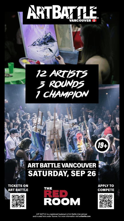 Promotional asset for Art Battle Vancouver on September 26, 2026: AB4069 - Vancouver - 26SEP2026A.png.
