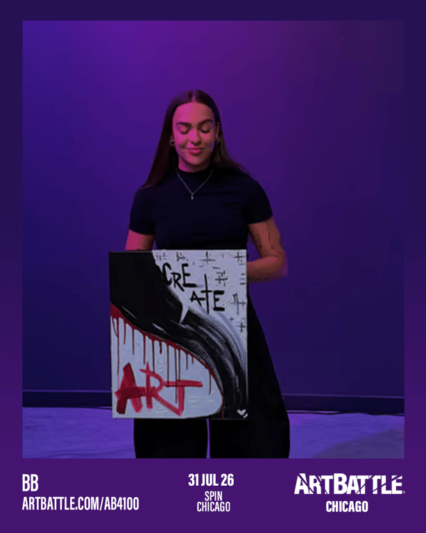 Promotional asset for Art Battle Chicago on July 31, 2026: ab4100_bb.png.