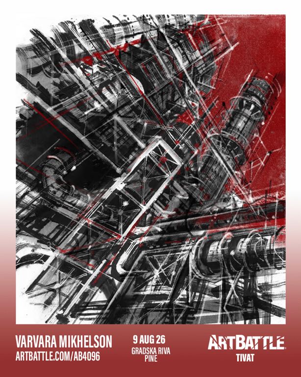 Promotional asset for Art Battle Tivat on August 9, 2026: ab4096_varvara mikhelson.png.