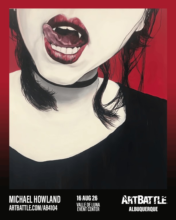Promotional asset for Art Battle Albuquerque on August 16, 2026: ab4104_michael howland.png.
