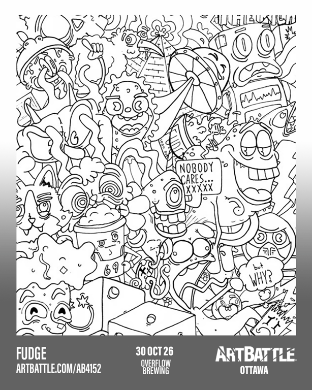 Promotional asset for Art Battle Ottawa on October 30, 2026: ab4152_fudge.png.