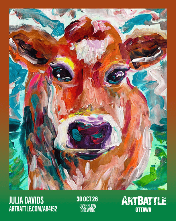 Promotional asset for Art Battle Ottawa on October 30, 2026: ab4152_julia davids.png.