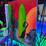 Dean Omikami · AB4136-1-1 · Round 1 Easel 1