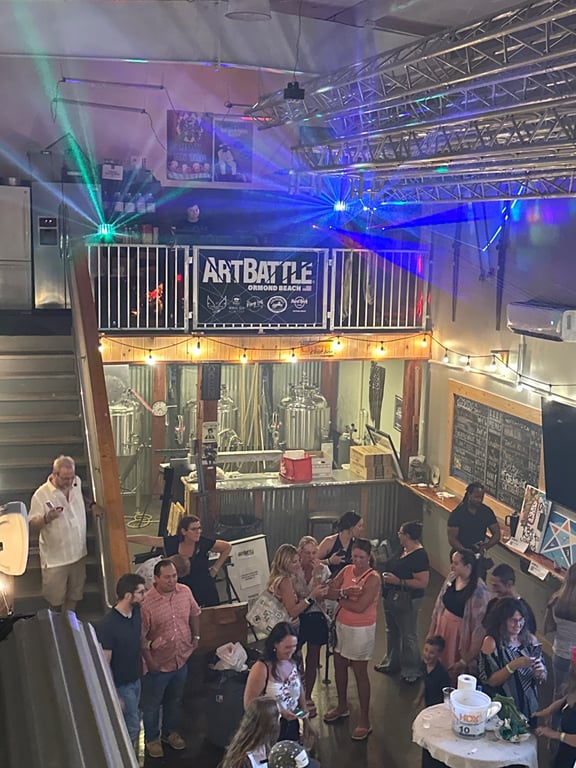 Crowd at Art Battle