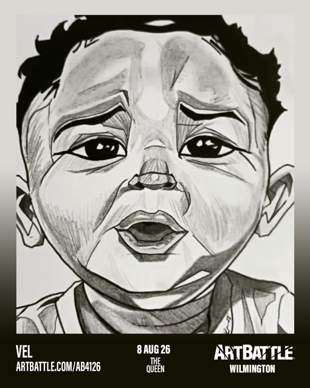Promotional asset for Art Battle Wilmington on August 8, 2026: ab4126_vel.png.