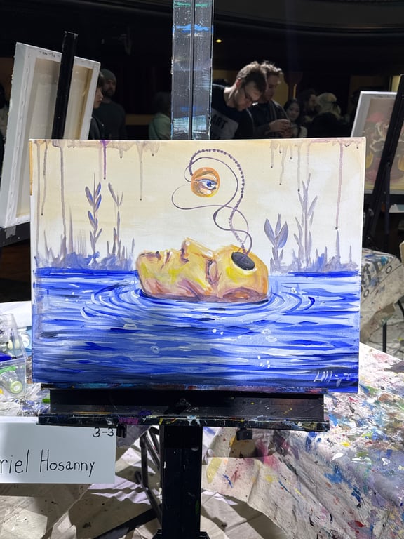 Winning painting by Ariel Hosanny