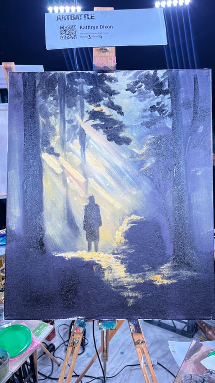 Winning painting by Kathryn Dixon