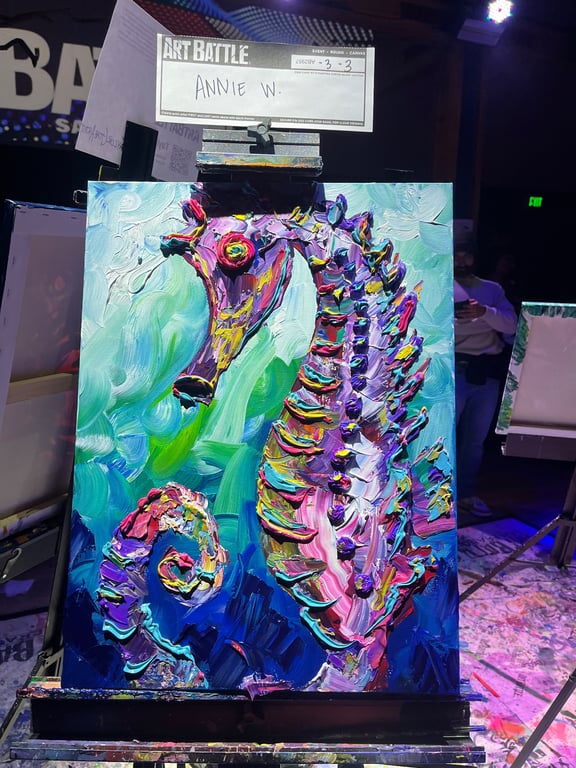 Winning painting by Annie Walker
