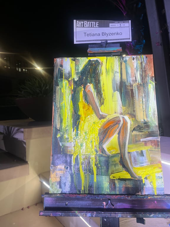Winning painting by Tetiana Blyzenko