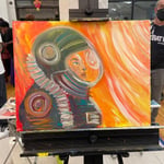 Amanda Davis · AB3037-1-6 · Round 1 Easel 6