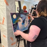 Rae Ovesney · AB3045-2-1 · Round 2 Easel 1