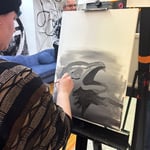 Ace Delfosse (they/them) · AB3045-2-4 · Round 2 Easel 4