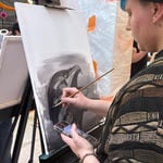 Ace Delfosse (they/them) · AB3045-2-4 · Round 2 Easel 4