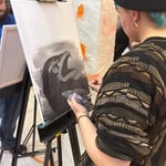 Ace Delfosse (they/them) · AB3045-2-4 · Round 2 Easel 4