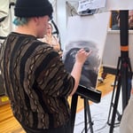 Ace Delfosse (they/them) · AB3045-2-4 · Round 2 Easel 4