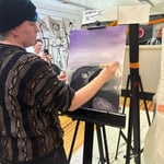 Ace Delfosse (they/them) · AB3045-2-4 · Round 2 Easel 4