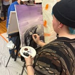 Ace Delfosse (they/them) · AB3045-2-4 · Round 2 Easel 4