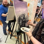 Ace Delfosse (they/them) · AB3045-2-4 · Round 2 Easel 4