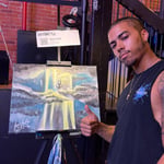 Jayyy Santi · AB3056-2-3 · Round 2 Easel 3