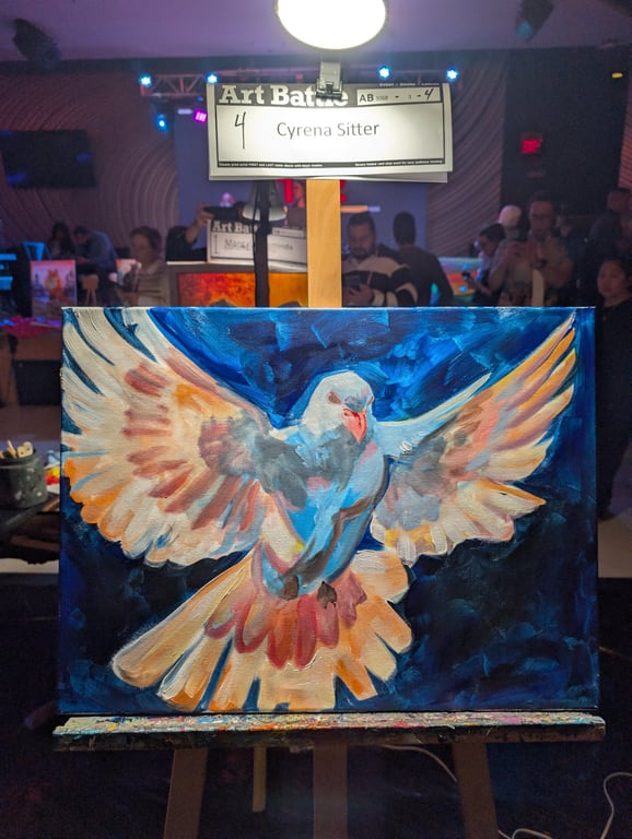 Winning painting by Cyrena Sitter