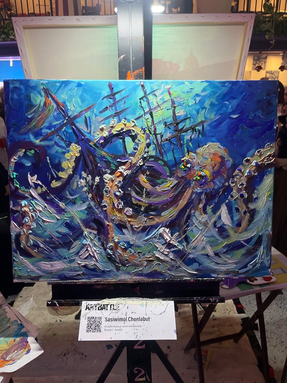 Winning painting by Sasiwimol Chonlabut