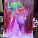 Valeria Namuche · AB3084-2-3 · Round 2 Easel 3