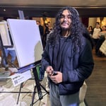 Vaux Shrestha · AB3084-2-6 · Round 2 Easel 6