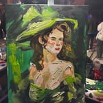 Mona · AB3099-3-3 · Round 3 Easel 3