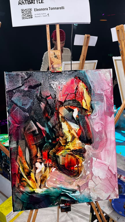 Winning painting by Eleonora Tonnarelli