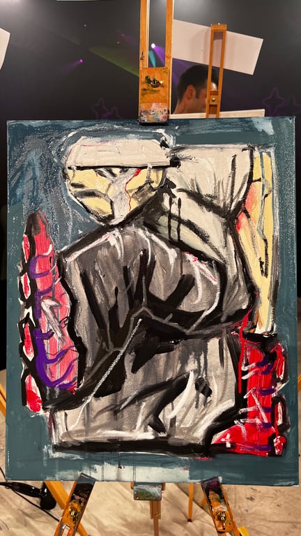 Winning painting by Tyron Tran