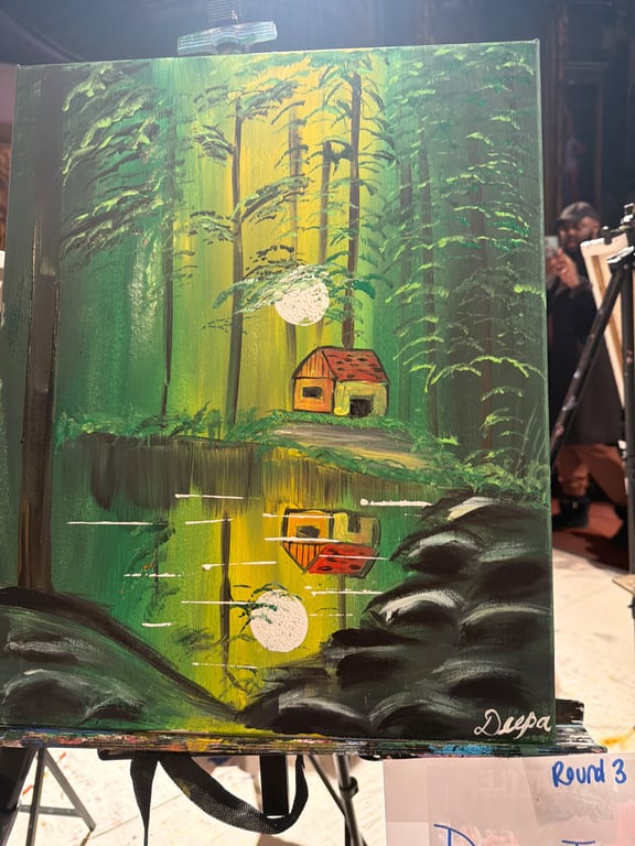 Winning painting by Deepa Iyer
