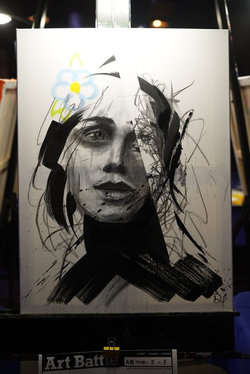 Winning painting by Dominic Pirro