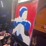 Andrew the Rose Artist · AB4084-1-4 · Round 1 Easel 4