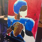 Andrew the Rose Artist · AB4084-1-4 · Round 1 Easel 4