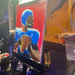 Andrew the Rose Artist · AB4084-1-4 · Round 1 Easel 4
