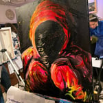 Sakana walls · AB4091-1-2 · Round 1 Easel 2