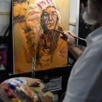 Hamdullah Arbab · AB4110-1-2 · Round 1 Easel 2