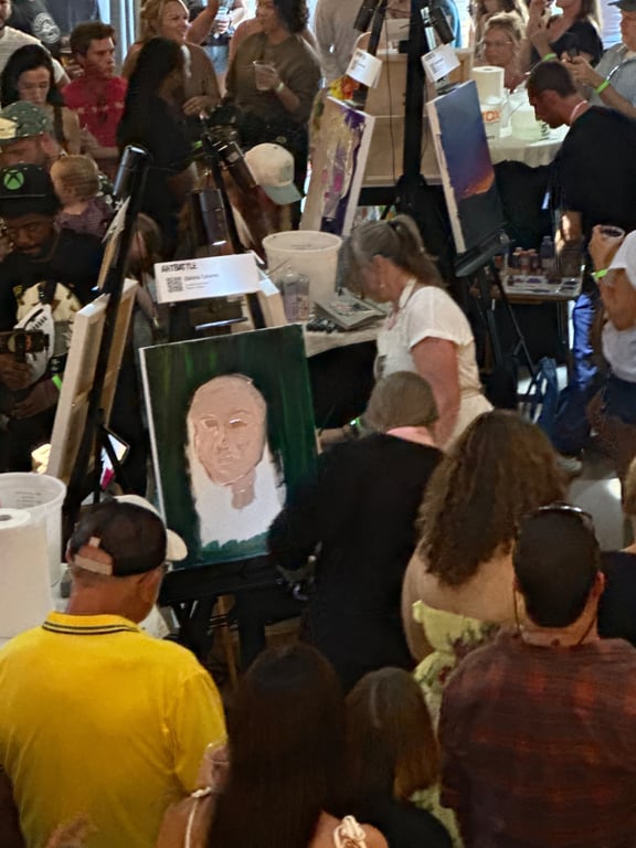 Crowd at Art Battle