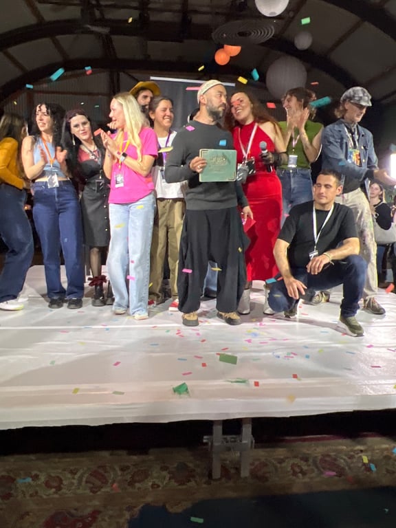 Crowd at Art Battle