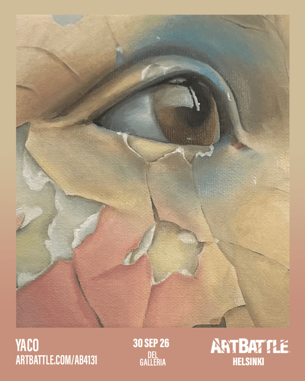 Promotional asset for Art Battle Helsinki on September 30, 2026: ab4131_yaco.png.