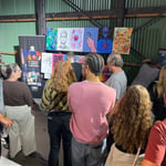The crowd at Art Battle Amsterdam