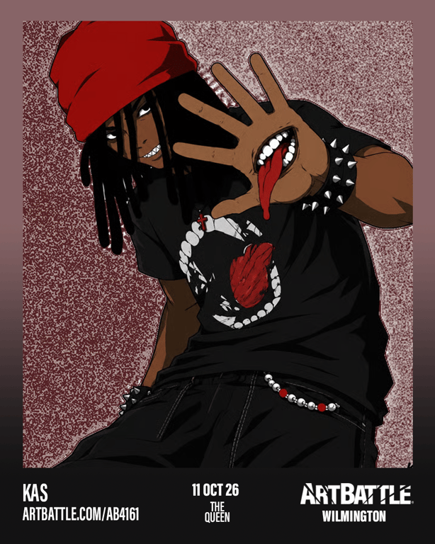 Promotional asset for Art Battle Wilmington on October 11, 2026: ab4161_kas.png.