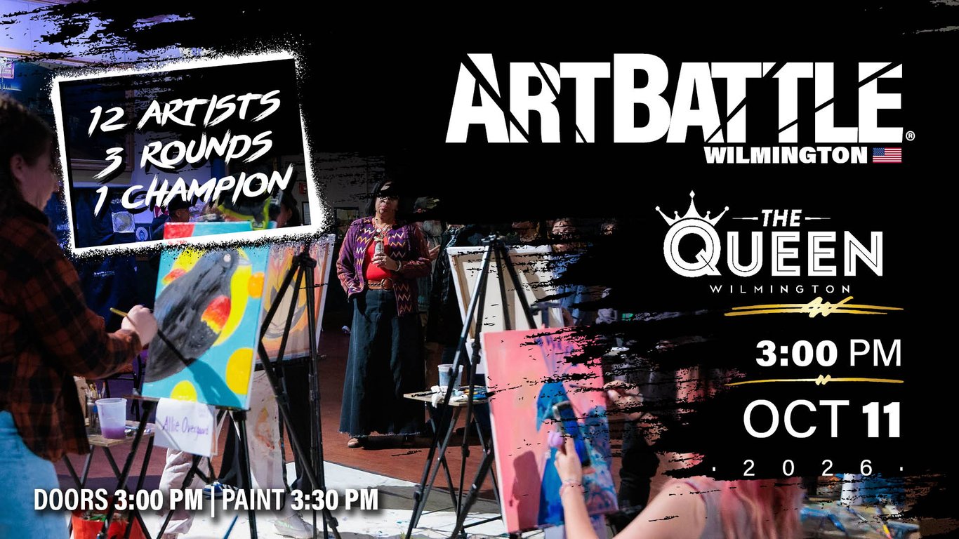 Promotional asset for Art Battle Wilmington on October 11, 2026: AB4161 - Wilmington - 11OCT2026A2.jpg.
