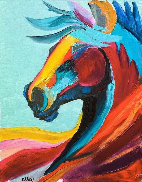 Julio Test Easel TEST sample work