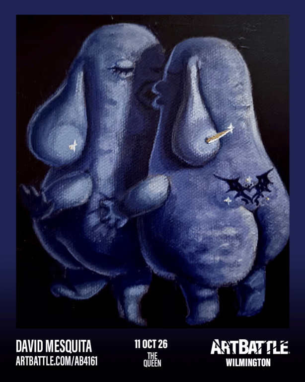 Promotional asset for Art Battle Wilmington on October 11, 2026: ab4161_david mesquita.png.